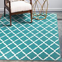 My Magic Carpet Moroccan Trellis Washable Area Rug 5'x7'