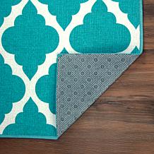 My Magic Carpet Moroccan Trellis Washable Runner Rug 2.5'x7'