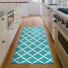 My Magic Carpet Moroccan Trellis Washable Runner Rug 2.5'x7'