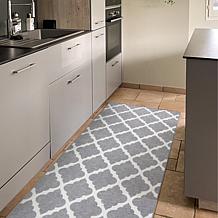 My Magic Carpet Moroccan Trellis Washable Runner Rug 2.5'x7'
