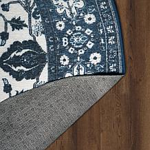 My Magic Carpet Ramage Washable Round Area Rug 6'