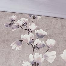 N Natori Sakura Blossom 3-piece Cotton Sateen Full/Queen Comforter Set