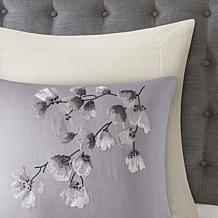 N Natori Sakura Blossom 3-piece Cotton Sateen King Comforter Set