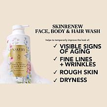 Nakery Beauty 1 Liter Skin Renew Body, Face + Hair Wash