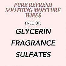 Nakery Beauty 3-Pack 30-count Pure Refresh Soothing Moisture Wipes