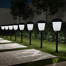 Nature Spring 8-Piece Solar Outdoor Lights Set
