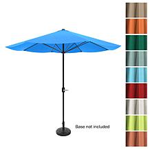 Nature Spring 9' Patio Umbrella with Easy Crank - Lake Blue