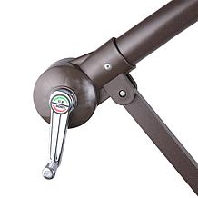 Nature Spring Offset Swivel Patio Umbrella - Beige