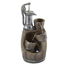Nature Spring Old Fashion 4-Tier Hand Pump Fountain