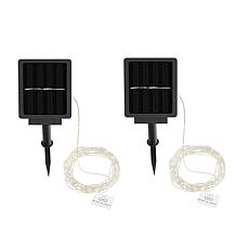 Nature Spring Outdoor Starry Solar String Lights- 200 Fairy LED Lights