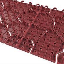Nature Spring Patio and Deck Tiles - Red