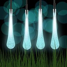 Nature Spring Solar-Powered Outdoor LED String Lights – Set of 2