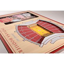 NCAA Indiana Hoosiers 3-D Stadium Views Picture Frame