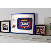 NCAA Kansas Jayhawks StadiumViews 3-D Wall Art - Allen Fieldhouse 