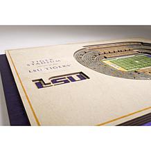 NCAA LSU Tigers StadiumViews 3-D Wall Art - Tiger Stadium 