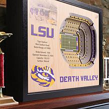 NCAA LSU Tigers StadiumViews 3-D Wall Art - Tiger Stadium