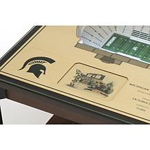 NCAA Michigan State StadiumViews 25-Layer End Table - Spartan Stadium 