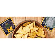 NCAA Michigan Wolverines 3-D Stadium Views Coaster Set