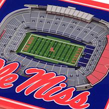 NCAA Mississippi Rebels 3-D Stadium Views Coaster Set