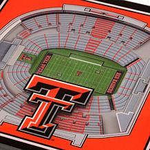NCAA Texas Tech Red Raiders 3-D Stadium Views Coaster Set