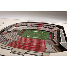 NCAA Texas Tech StadiumViews 3-D Wall Art - Jones AT&T Stadium 