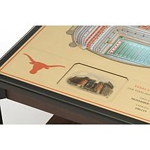 NCAA TX Longhorns 25-Layer End Table - Darrell K Royal–TX Mem. Stad...