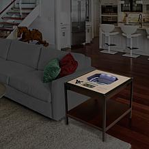 NCAA WV Mountaineers 25-Layer End Table - Milan Puskar Stadium