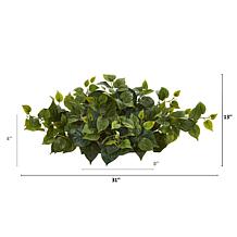 Nearly Natural 31” Philodendron Artificial Ledge Plant