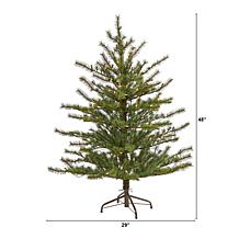 Nearly Natural 4’ Mountain Pine Artificial Christmas Tree w 100 Lights