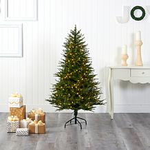 Nearly Natural 5 Ft. Wisconsin Fir Christmas Tree with 250 Lights