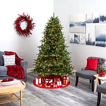 Nearly Natural 7 Ft. Artificial Christmas Tree with 500 Lights