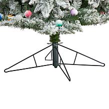 Nearly Natural 8.5' Flocked Mountain Fir Tree with 120 Lights