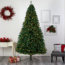 Nearly Natural 9 Ft. Northern Tip Christmas Tree with 650 LED Lights