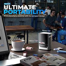 Nelko PM220 Bluetooth Label Printer with 100pc Roll & 230pc Roll