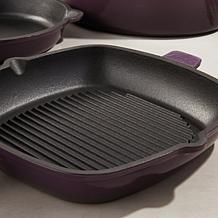 Neo 10-piece Cast Iron Cookware Set, Purple