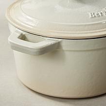 Neo Enameled Cast Iron 11" Round Dutch Oven 7qt, Meringue