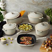 Neo Enameled Cast Iron 11" Round Dutch Oven 7qt, Meringue