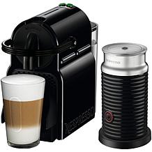 Nespresso Inissia Black Single-Serve Espresso Machine w/Milk Frother