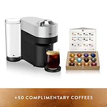 Nespresso Vertuo POP+ Deluxe Machine with Coffee Pods and Voucher