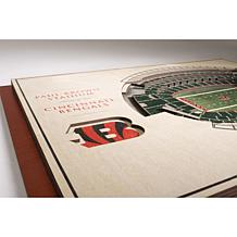 NFL Cincinnati Bengals StadiumViews 3-D Wall Art - Paul Brown Stadium