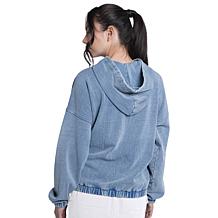 NFL WOMEN'S DENIM WASH HOODIE