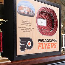 NHL Philadelphia Flyers 25-Layer 3-D Wall Art - Wells Fargo Center 