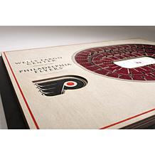 NHL Philadelphia Flyers StadiumViews 3-D Wall Art - Wells Fargo Cen...