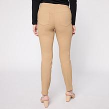Nina Leonard Narrow Leg Pull-On Foiled Pant