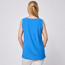 Nina Leonard Sleeveless Float Top 