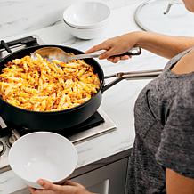 Ninja C30140 Foodi NeverStick Premium 4-Quart Sauté Pan with Glass Lid