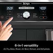Ninja Foodi 10-Quart Dual Zone Air Fryer with Mitts and Kebabs