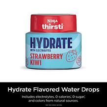 Ninja Thirsti Hydrate Strawberry Kiwi Flavored Water Drops