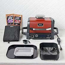 Ninja Woodfire 7-in-1 Outdoor Grill & Smoker with Cover & Griddle