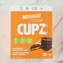 No Sugar Company 30-count Cupz - Dark Choc Peanut Butter - Ships 2/9
